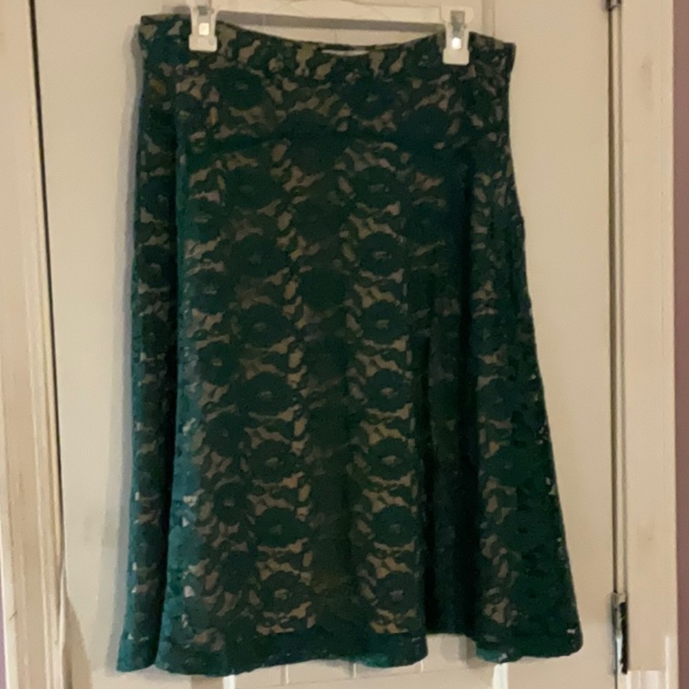 WD- NY  Lace Skirt With Contrast Lining SZL NWOT